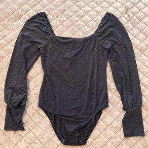 Black Long Sleeve Bodysuit